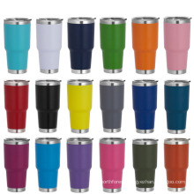 Waketm Wholesale Wine Vacuum with Straw Hot Coffee Beer Water Bottles Vibratory Stainless Steel Tumbler